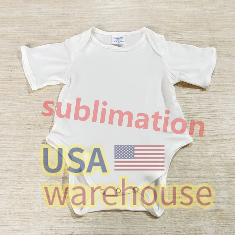 kids sublimation t shirt infants Blanks 100 polyester t shirts for sublimation toddler baby white Blank sublimation shirt kid