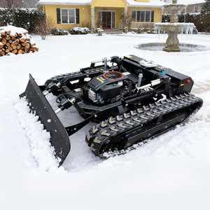 Mini-tracteur multifonctionnel de marque chinoise, robot tondeuse sans fil télécommandé pour jardinage et désherbage, petit modèle. - Product Image 1