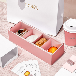 Boîte d'emballage tiroir biodégradable personnalisée pour mini-cupcakes, gâteaux, œufs et tartes, avec logo, échantillon gratuit, vente en gros à bas prix - Product Image 3