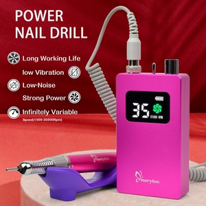 Professional <b>Nail</b> Polishing Pen Drill 35000RPM Electric Portable Handheld <b>Nail</b> Drill Pen Machine - Product Image 2