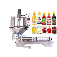 Semi-automatische jamvulmachine met mengvat voor fruitjam & marmelade