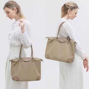 2025 Fashion Women <b>Nylon</b> Solid Color Zipper Water Resistant Shoulder Weekender Shopper <b>Handbag</b> Computer Large Capacity Crossbody - Product Image 4