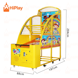 Máquina <span class=keywords><strong>de</strong></span> Baloncesto Comercial para Niños, Máquina Recreativa Personalizada que Funciona con Monedas, <span class=keywords><strong>Juego</strong></span> Deportivo Interior para Parques Infantiles - Product Image 2