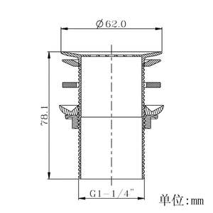 WaiiHO 023 Robinet de vidange de lavabo traditionnel en acier inoxydable poli, sans trop-plein, avec filtre, installation facile et nettoyage simplifié pour - Product Image 5