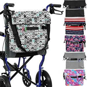 Large Capacity Wheelchair Backpack with Cup Holder Tear Resistant Wheelchair Back Bag for Wheelchair <b>Walker</b> <b>Rollator</b> Accessories - Product Image 1