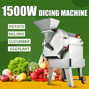<b>Multifunctional</b> Commercial Automatic Radish Carrot Cucumber Potato Dicer <b>Cutter</b> Onion Dicing Slicing Cutting Machine Root Vegeta - Product Image 2