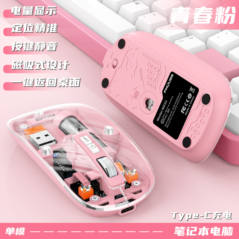 M233 Youth Pink [2.4G Wireless]