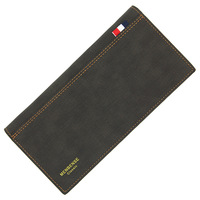Dompet Pria Kulit PU Berkualitas Tinggi Murah Model Vintage Pendek Tipis Tahan Air Hadiah Bisnis