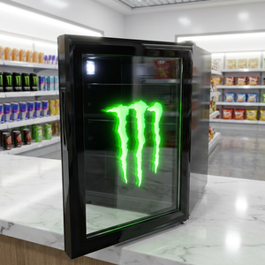 Nevera Personalizada para Bebidas, Refrigerador de Bebidas Energéticas, Mini Nevera de Bajo Consumo con Estantes Ajustables - Product Image 6