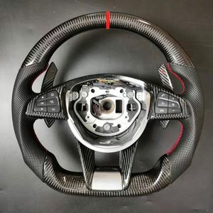 Volant <span class=keywords><strong>sport</strong></span> en fibre de carbone personnalisé pour Mercedes-Benz GLC GLE450 C63 C450 E63 W204 W205 W213 <span class=keywords><strong>A250</strong></span> AMG <span class=keywords><strong>Sport</strong></span> etc. - Product Image 1