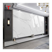 Panneau mural en marbre SPC, plaque PVC UV, panneau composite pierre-plastique, revêtement intérieur imperméable pour la décoration de la maison