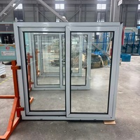 Fenêtre coulissante en PVC Conch, double vitrage pour l'installation dans les bâtiments de type maison jumelée