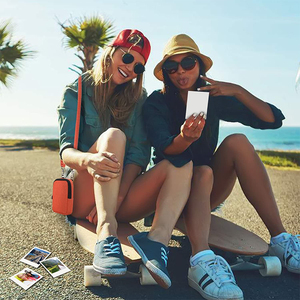 กระเป๋าใส่กล้องพิมพ์ลายได้ทันทีกระเป๋าสะพายไหล่แบบอ๊อกซฟอร์ดนุ่มมีแผ่นป้องกันสำหรับกล้อง <span class=keywords><strong>instax</strong></span>/ Polaroid-เคสเท่านั้น - Product Image 5