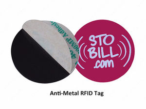 เอชเอฟกันน้ำติดบนโลหะ-แท็ก NFC-RFID Token สติ๊กเกอร์ NFC ป้องกันโลหะ NTAG216มินิ - Product Image 3