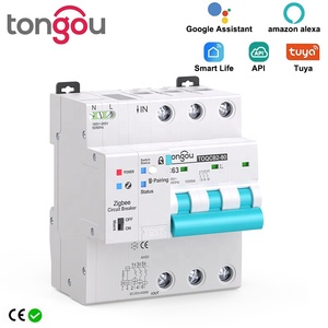 <span class=keywords><strong>Interruptor</strong></span> Automático Inteligente Tuya 3P 63A Zigbee de Cobre 10KA, Control Remoto Inalámbrico con Temporizador y Reconexión Automática - Product Image 3
