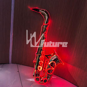 Saxophone lumineux à fibre optique - Accessoire de fête lumineux <span class=keywords><strong>pour</strong></span> mariage/spectacle/scène/festival, instrument de <span class=keywords><strong>musique</strong></span> lumineux coloré - Product Image 4