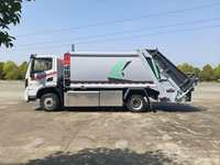 FAW Camion à ordures électrique à énergie nouvelle avec pneus en acier Euro 3, benne arrière de 5 mètres cubes, 180 CV, transmission 4x2