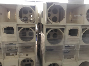 Gran oferta J312 dual 12 pulgadas gabinete de matriz de línea de tres vías color negro caja de gabinete vacía para todo tipo de altavoces - Product Image 5