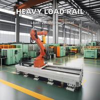 Robot de chargement et de déchargement automatique sur rail au sol, haute vitesse 3001-4000 mm/s, capacité de charge 2000 kg, puissance 1 kW, tension 220 V