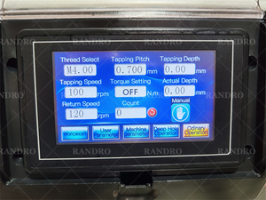 เครื่องเจาะและต๊าปเกลียวโลหะอัตโนมัติ RANDRO แบบ 3 แขน รุ่น M16 M20 M24 M36 เครื่องต๊าปเกลียว CNC - Product Image 2