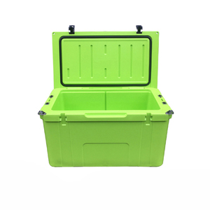 Nevera Portátil Rotomoldeada con Ruedas, Aislada, 115QT, Retención de Hielo por 10 Días, Almacenamiento Térmico de Alimentos de PE, Moderna, Personalizada, para Pesca - Product Image 1