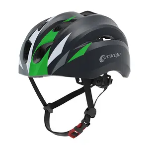 Superbsailワイヤレスミュージックスピーカー自転車安全ヘルメット男性用女性スマートバイクサイクリングヘルメット