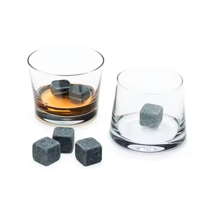 Bar Réutilisable Carré Vin Granit Stéatite <span class=keywords><strong>Whisky</strong></span> Cube <span class=keywords><strong>Pierre</strong></span> 9pcs Pack pour L'espagne Gera Hardy Chateau Kirwan - Product Image 2