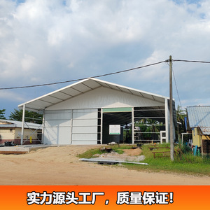 Warehouse Tent 1000 Sqm Sandwich Panel Wall Wind Resistant <b>Storage</b> Shed Industrial Design - Product Image 3