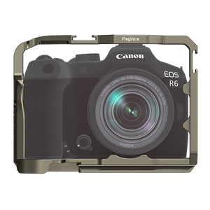 Cage de stabilisation vidéo pour appareil photo reflex numérique <span class=keywords><strong>Canon</strong></span> R6 Mark II/ R5 C/ R5/ R6 avec griffe porte-accessoires - Product Image 2