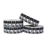 Autocollants holographiques personnalisés en vinyle avec code QR, anti-contrefaçon, imperméables, en rouleau, pour emballage de cadres photo, numérotés séquentiellement et uniques