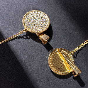 Custom Gold Ontwerp Bling Luxe Fopspeen Bpa Gratis Cartoon Orthodontische Fopspeen Fopspeen Speelgoed Tepel - Product Image 5