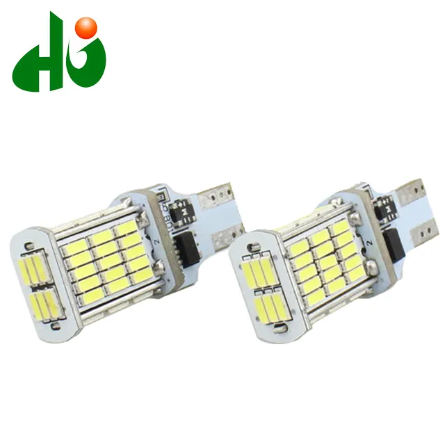 48smd 4014 6000K bianco rosso Strobe flash w16w retromarcia di backup luci auto 921 t15 ha condotto la lampadina