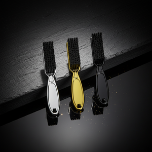 Pennello per Barba Personalizzato in Nylon, Strumento di Pulizia per Lame di Tosatrici, Manico in Plastica per Uso Professionale - Product Image 1