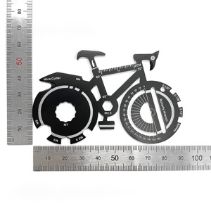 Bền thép không gỉ tùy chỉnh logo 20 trong 1 đa chức năng EDC tiện ích xe đạp công cụ kinh doanh Thẻ quà tặng - Product Image 2