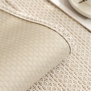Chenille Sofa Cushions All Season Fixed Anti Slip Seat Covers Light Luxury Style General Use Solid Color Milk Coffee Gray <b>White</b> - Product Image 4
