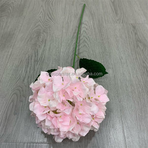 B-089 vendita diretta all'ingrosso 70cm di seta ortensia lungo stelo ramo ortensia fiori fiori fiori matrimonio bianco ortensia - Product Image 3