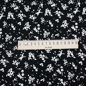 WI-B12 bán cũng không nhìn thấy thông qua len đào vải màu đen và trắng in đơn sắc cho áo sơ mi - Product Image 5