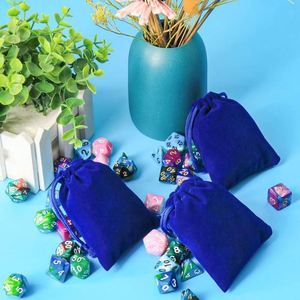 Wholesale Snack Sachet Souvenir Pocket Watch <b>Wrapped</b> <b>Wedding</b> <b>Gift</b> Blue Drawstring Velvet Bag for Jewelry - Product Image 6