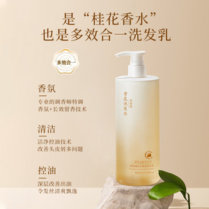 Osmanthus Scented <b>Silicone</b> Free Shampoo Oily Hair Oil Control Cleansing Hair Care - Product Image 2