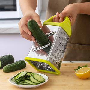 Professionnel En Acier Inoxydable 4 Côtés Boîte Fromage De Poche Cuisine Déchiqueteur <span class=keywords><strong>Râpe</strong></span> pour <span class=keywords><strong>Parmesan</strong></span> Fromage Légumes Gingembre - Product Image 5