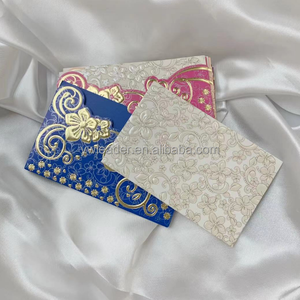 Mini Carte d'Invitation de <span class=keywords><strong>Mariage</strong></span> de Luxe Faite à la Main, Style Nautique, en Papier, avec Dorure à Chaud pour l'Europe - Prix Plus Abordable - Product Image 2