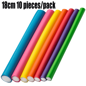 แท่งม้วนผมดัดลอนแบบยืดหยุ่นชุดแท่งม้วนผมแบบไม่ให้ความร้อนไม่ทำให้ผมเป็นโฟมดัดได้ผมนอนแบบสุ่มสี - Product Image 2