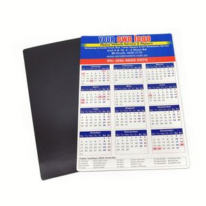 Custom Advertisement 2025 Magnetic Calendar Promotional Gifts Business Card Paper <b>Fridge</b> Magnet - Product Image 1
