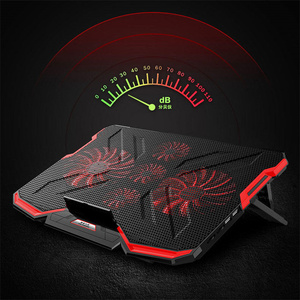 Support ergonomique <span class=keywords><strong>pour</strong></span> <span class=keywords><strong>ordinateur</strong></span> <span class=keywords><strong>portable</strong></span> à 6 positions avec ventilateurs de refroidissement C29, support de table en métal maillé <span class=keywords><strong>pour</strong></span> <span class=keywords><strong>ordinateur</strong></span> <span class=keywords><strong>portable</strong></span>, <span class=keywords><strong>pour</strong></span> le jeu et le bureau - Product Image 3