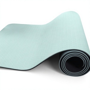 Tapis <span class=keywords><strong>de</strong></span> yoga TPE épaissi et élargi, antidérapant, pour fitness et danse, tapis <span class=keywords><strong>de</strong></span> saut à la corde pour femmes, absorption des chocs, isolation phonique, 183 cm - Product Image 1