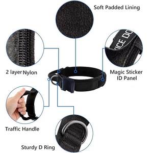 Clip de rana <span class=keywords><strong>Multicam</strong></span> de liberación rápida, juego de plomo para mascotas, <span class=keywords><strong>collar</strong></span> y correa tácticos para perros con asa y nombre, cinturón - Product Image 3