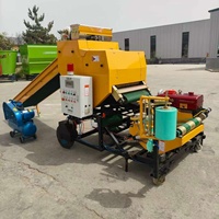 Machine d'emballage de fourrage en fardes, ensileuse de foin, ensileuse de paille, équipement d'emballage sous film pour l'alimentation du bétail