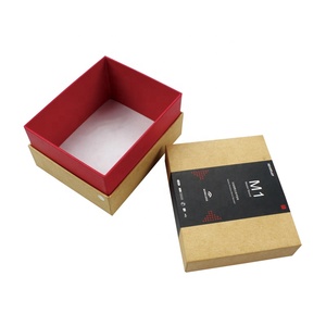 2020 hot sale Best price from china supplier customized top and base gift box custom printed kraft paper manufacturers - Product Image 4