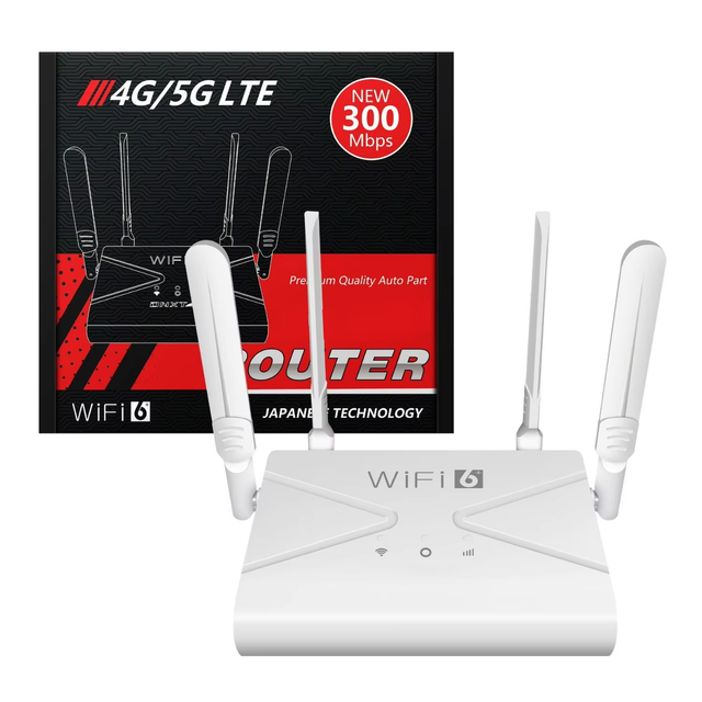 4G LTE Dual Band Gigabit WiFi Router High Speed Wireless Internet Router for Home Office Stable Network Connection