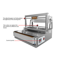 Machine semi-automatique de haute qualité en acier inoxydable pour l'emballage et le repassage de films de boîtes de parfum